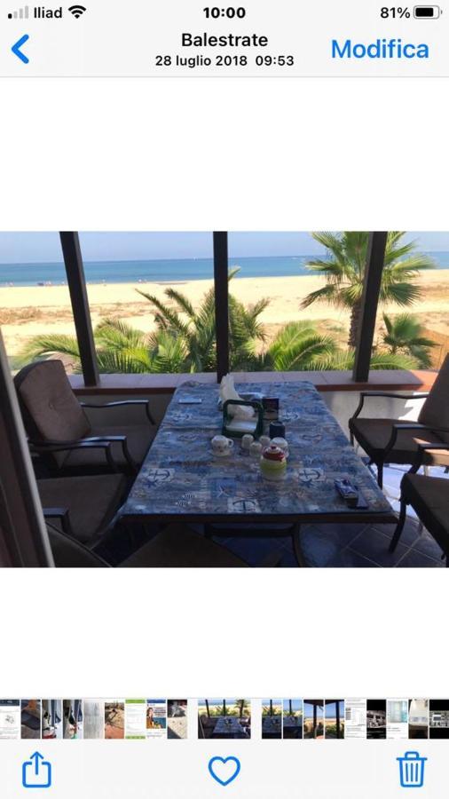 La Casa Sulla Spiaggia Villa Balestrate Exterior foto